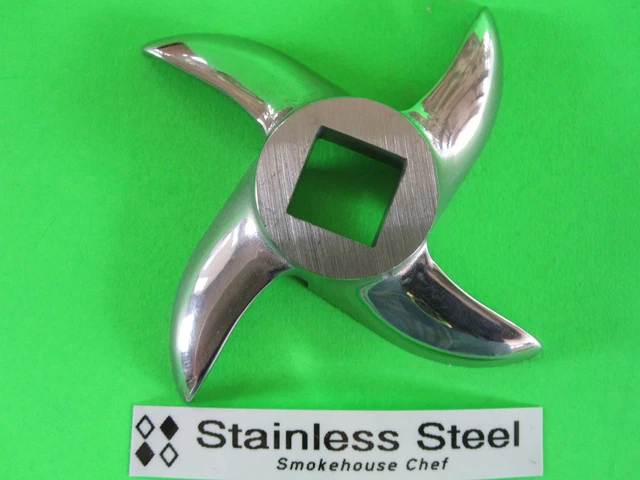 Industry Standard Meat Grinder Knife Blade Fits Hobart & Many Others