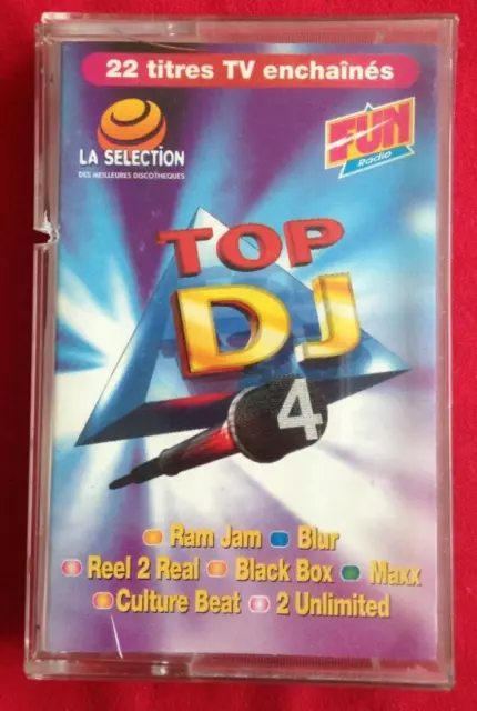 Cassette Audio - Top Dj 4 ( Blur , Culture Beat , 2 Unlimited ...) Tres Bon Etat