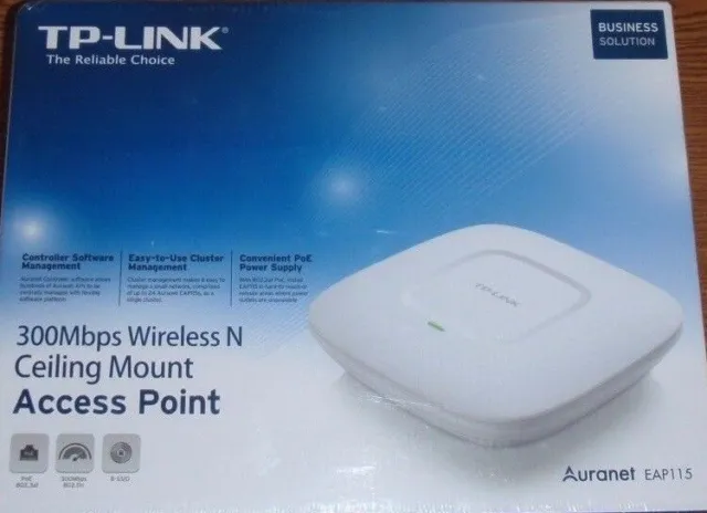 TP-Link EAP115 Wireless-N300 Access Point per montaggio a soffitto