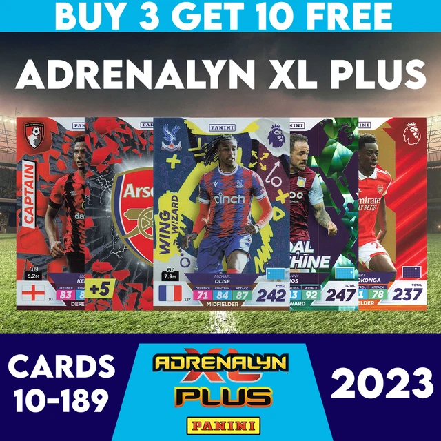 thumbnail image 2 of 2023-24 Panini Adrenalyn XL Plus Premier League Trading Cards - 50-Pack Box With 300 Cards Total 2 of 9