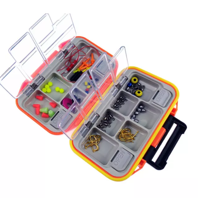 Waterproof Bait Tackle Storage Box Case 12 Grids Fishing Box Accessories(01