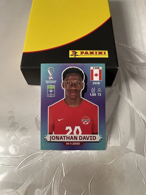 Panini FIFA Fussball-Weltmeisterschaft Katar 2022 Albumaufkleber - CAN18 Jonathan David
