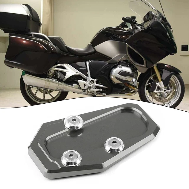Plaque D'agrandissement Pour Béquille Latérale Moto BMW R1250RT/RS (2019-2023) - Aluminium CNC Antidérapant - 3
