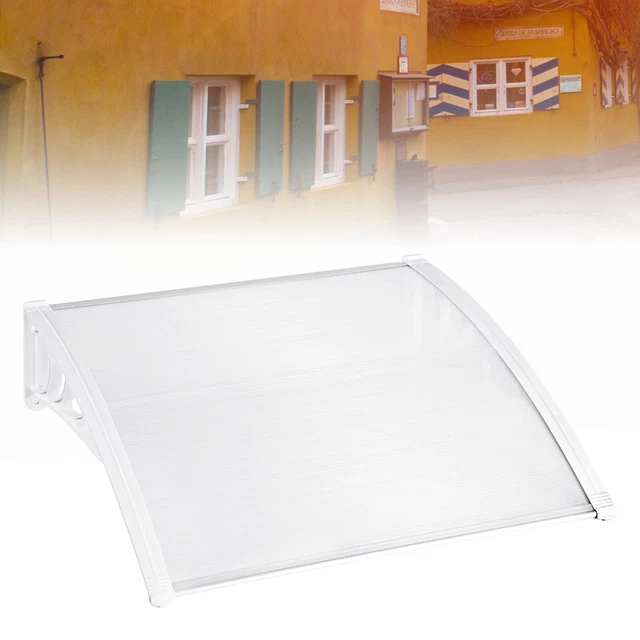 Nuova tettoia copertura porta d'ingresso finestra tetto a cassettoni trasparente tetto porta 75 cm * 100 cm
