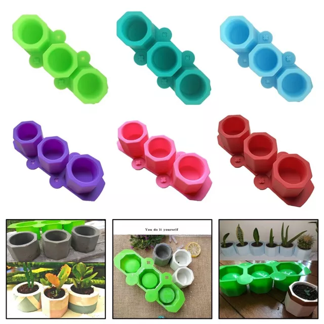 Durable Circular Geometric Mould for Crafting Personalized Flower Pots