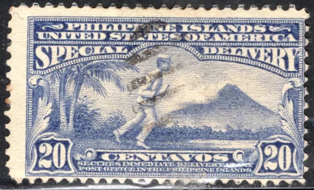 Philippines Stamp Scott #E2, 20c, Special Delivery, Used, SCV$8.00