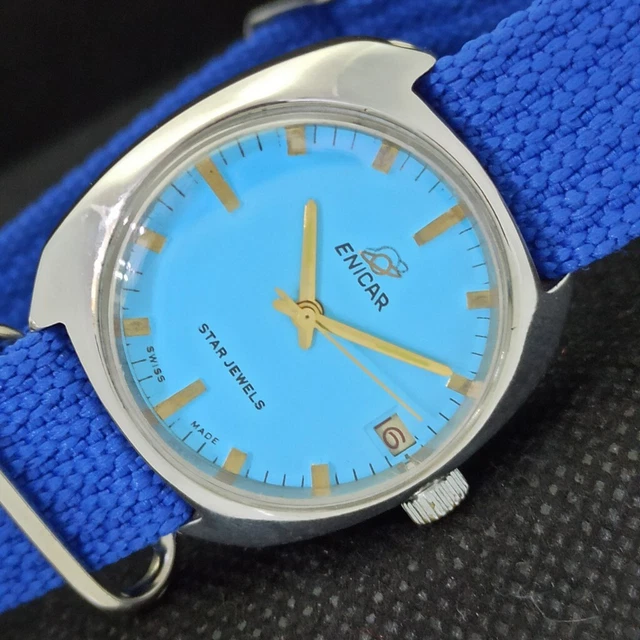 OROLOGIO SVIZZERO DA Uomo Vintage Anni '40 Incabloc 17'J Parti A Carica