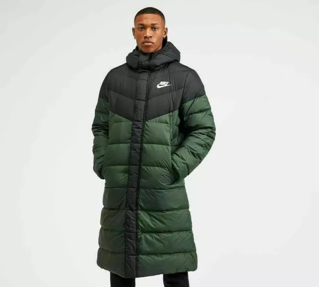 VESTE PARKA HOMME Nike Sportswear Down Fill Long Windrunner Manteau Noir  Moyen M EUR 117,10 - PicClick FR