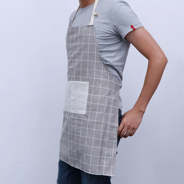 Grembiule professionale unisex bordato, grembiule da chef, grembiule da