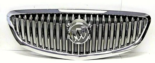 2008 09 10 11 2012 Buick Enclave Front Upper Grille Chrome W/ Emblem Oem