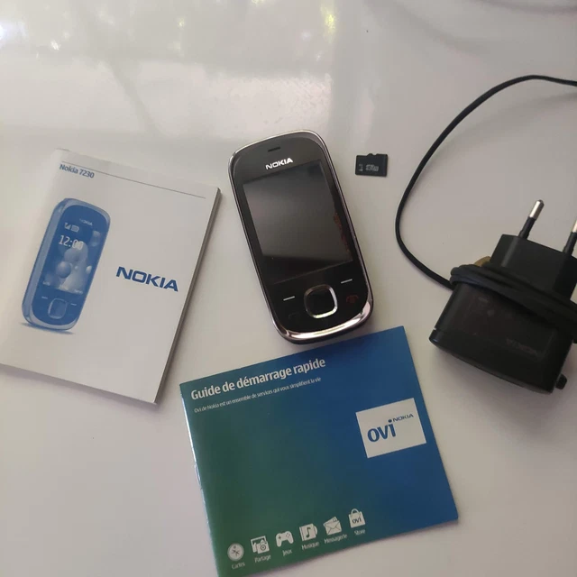 Téléphone portable débloqué d'origine Nokia 7230 2G GSM et
