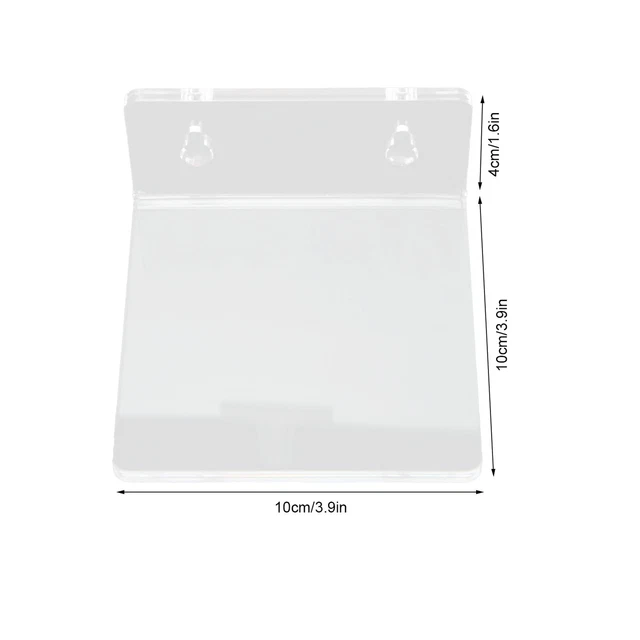 3X Clear Acrylic Display Rack Wall Mounted Floating Shelf For Home Toys US