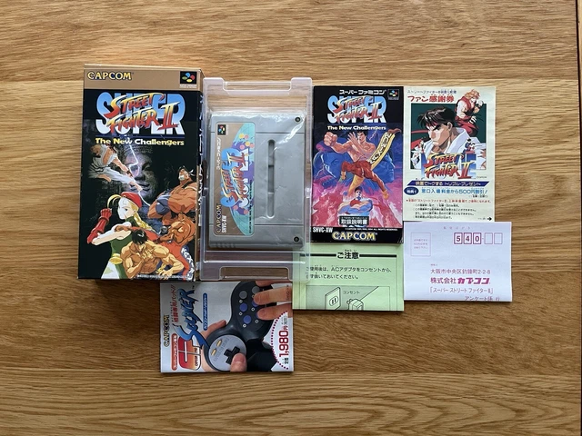 SUPER STREET FIGHTER 2 II JPN Nintendo Famicom SNES SFC Arcade Fighter