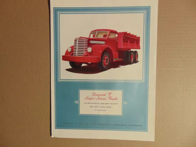 1941 AMERICAN TRUCKING ASSOCIATION 10.5x13.5 Automotive PRINT AD Faster US  Mail