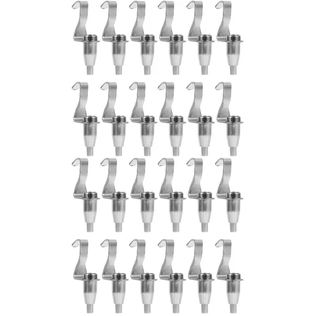 24 pcs  Picture Rail Hooks Picture Display Hanger Picture Rail Hooks Heavy Duty