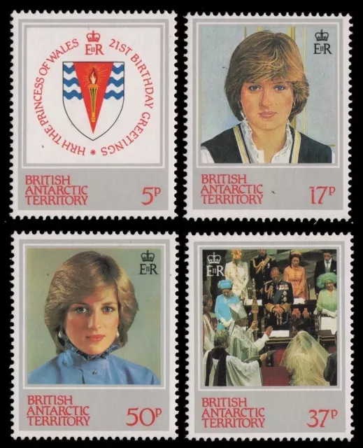 BAT / Brit. Antarktis 1982 - Mi-Nr. 94-97 ** - MNH - Prinzessin Diana