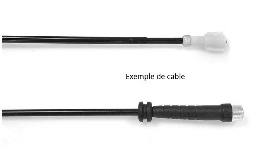 Câble De Compteur Pour Scooter Suzuki Burgman 125 UH (2007-2011) - Marque Vicma, Longueur Gaine 79cm