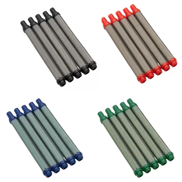 Lacksprühgeräte Sprühmaschinenfilter Sprühfilter Schwarz 5pcs Grün Edelstahl