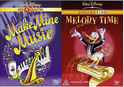 Melody Time / Make Mine Music - Walt Disney Gold Collection DVD Set NEW