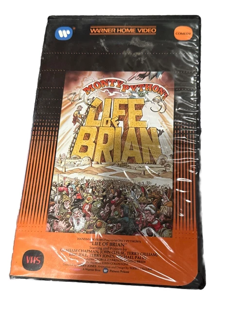 VINTAGE MONTY PYTHON Life of Brian VHS 1979 Clamshell Warner Home Video ...