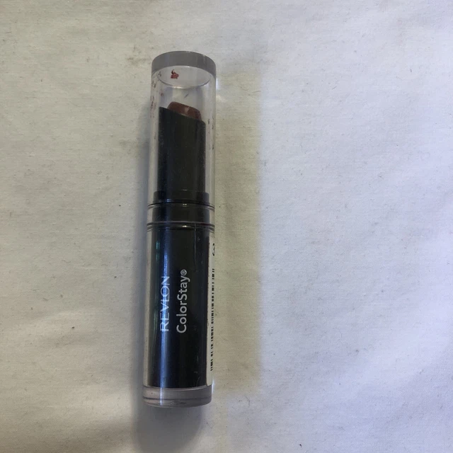 Lápiz labial Revlon Color Stay suave y suave #340 divino vino de Oporto no sello