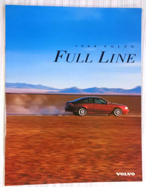 1998 VOLVO FULL LINE ~ Sales Brochure ~ C70 S70 S90 V90 V70