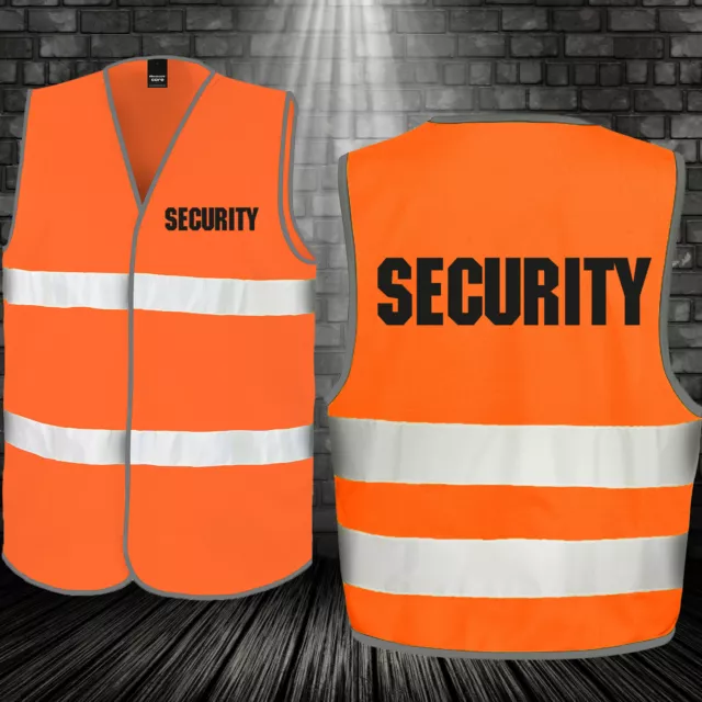 RESULT SICHERHEITSWESTE WARNWESTE Security Arbeit Sicherheit Reflektoren  NEU EUR 7,95 - PicClick DE