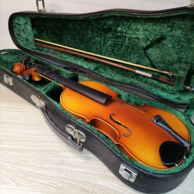 希少✨️SUZUKI violin No.220 1/8入門 1983年 ケース有 SUZUKI VIOLIN NO. 220 1/8 No strings, with case, used from