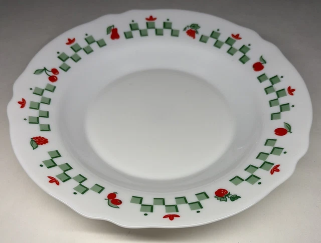 Assiettes plates a fleurs arcopal d'occasion - Arts de la