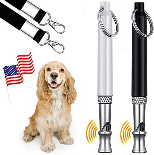 2 Pack Dog Whistles, Dog Whistle to Stop Barking Dog Whistle to Ma...