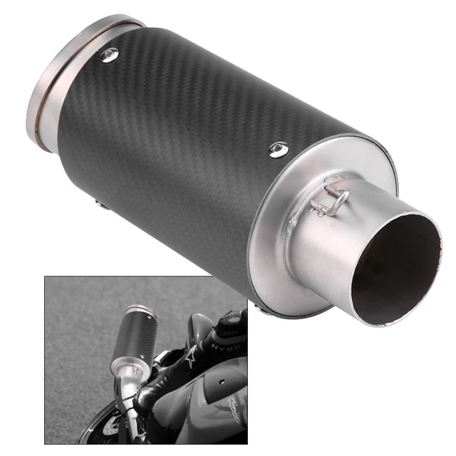 Carbon Fiber Stainless Steel Motorcycle Exhaust Tail Pipe Tip Tailpipe