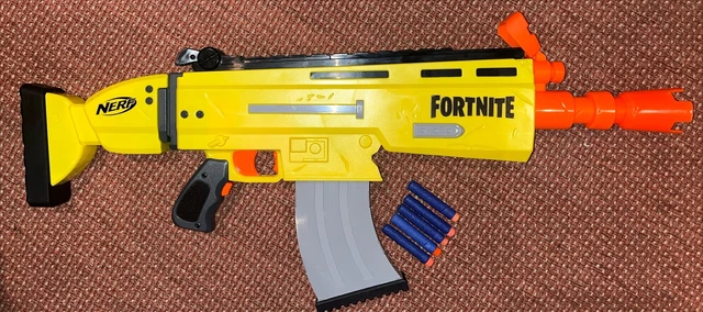 NERF FORTNITE AR-L Scar Assault Rifle Electronic Blaster. £14.50 ...