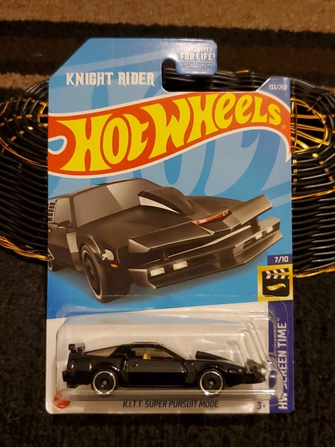 HOT WHEELS KNIGHT Rider K.I.T.T. KITT Super Pursuit Mode HW Screen Time