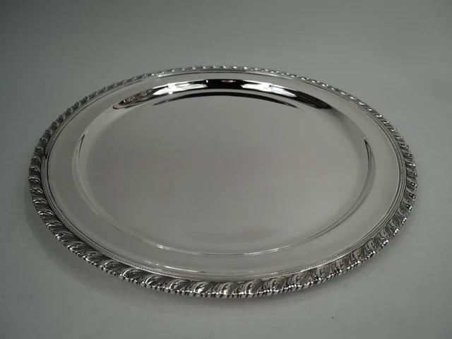 Tiffany Vassoio 18864 Antico Edwardian Georgiano Americana Argento Sterling Do