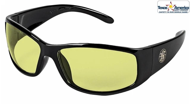 Smith and Wesson Elite Safety Glasses w/ Amber Lens + Free Shipping