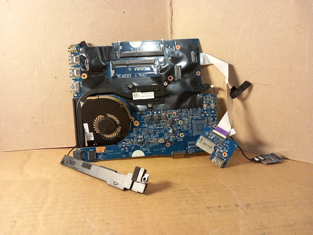 View of DELL LATITUDE 3570 Motherboard Intel i5-6200U 2.30Ghz YKP8M,0YKP8M ...