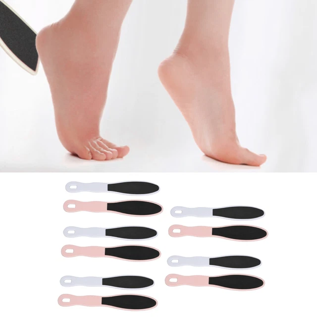10pcs Feet Grinder Remove Callus Dead Skin Double Sides Foot File Pedicure T Esp