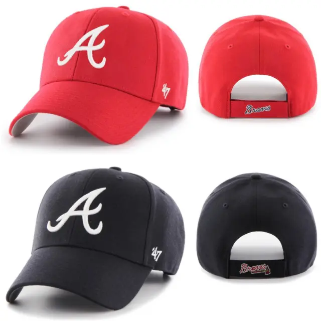 '47 Brand MLB Atlanta Braves '47 MVP Basecap Kappe Capy Baseball Navy Unisex Hat