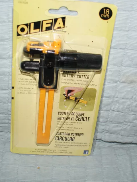 Olfa Rotary Circle Cutter 18mm (CMP-3, #1057028) New Fast Shipping