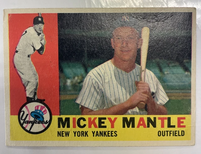 1960 Topps Mickey Mantle #350 1960 Topps Mickey Mantle #350