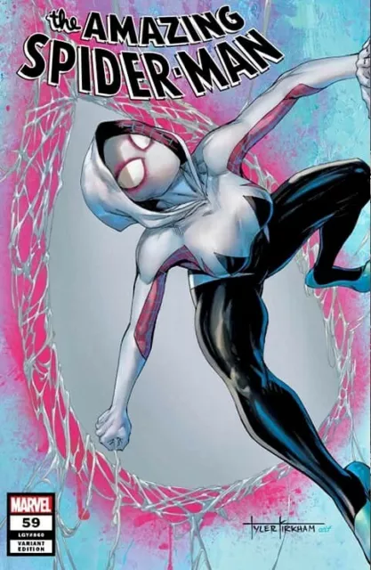 The Amazing Spider-Man #59 Tyler Kirkham Trade Variant Cover Marvel Comics 2021