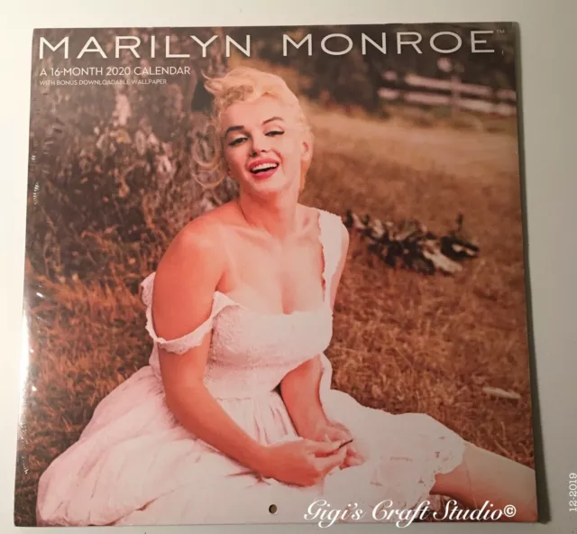 CLEARANCE SALE! Mead 2020 Wall Calendar 16 Month MARILYN New item!