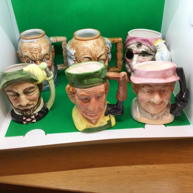6x Toby Jug One Has Prince Charles ￼