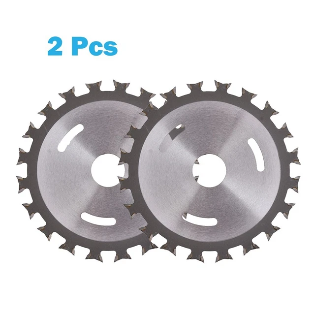 2pcs Multi Outils Alliage Travail Du Bois Double Côté Scie Lame Circulaire Coupe
