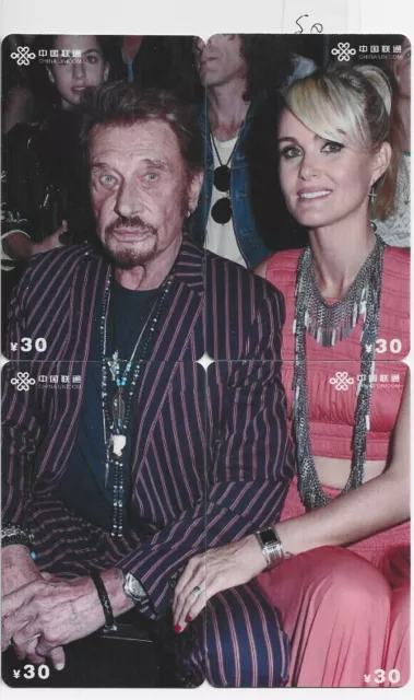 télécartes rares Johnny HALLYDAY