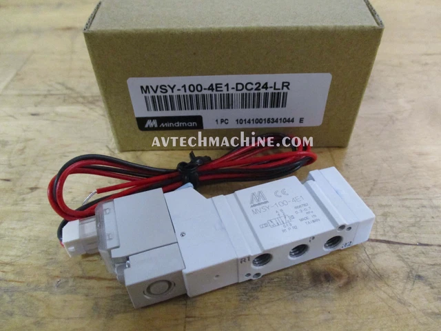 Mindman Pneumatic Solenoid Valve Coil DC24 MVSY-100-4E1-DC24-LR