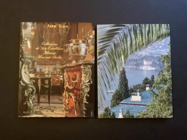 2 Catalogues de Vente aux enchères  Collection de Son Excellence Hussein Pacha