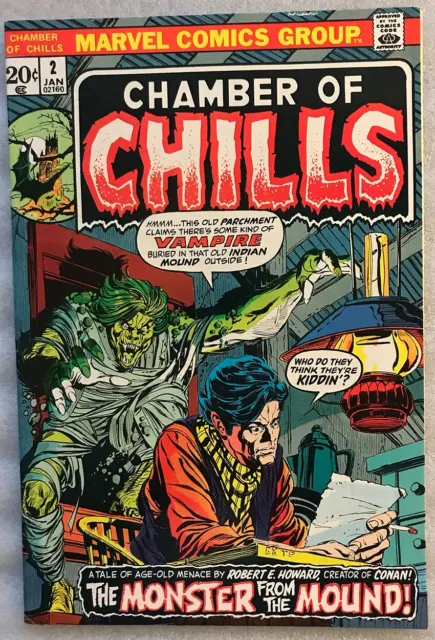Marvel Chamber Of Chills #2 Bronze Age 1972 Fine Free Shipping