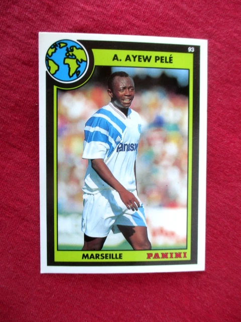 Abedi Ayew Dit Abedi Pelé Olympique De Marseille 1987 1993 Entrecoup%c3%a9 Entre 1988