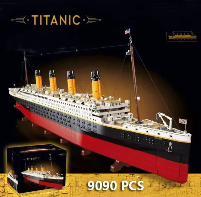 Bloc De Construction Titanic – 3800 Pièces – Maquette Black Friday